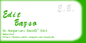 edit bazso business card